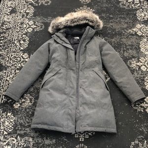North Face Parka - Grey
